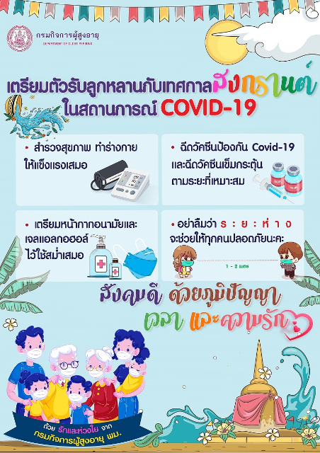 เตรียมตัวรับลูกหลานกับเทศกาลสงกรานต์ในสถานการณ์ COVID - 19